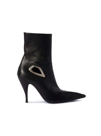 Off-White CRESCENT BOOTIE - Black - Click Image to Close