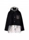 Off-White BRUSH WO MIRROR PADDED PARKA BLACK SILVE - Black