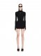 Off-White Off Stamp Slick Mini Dress - Black