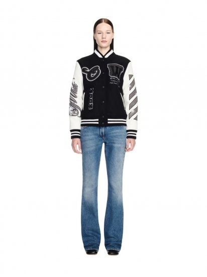 Off-White WO METEOR MOON VARSITY - Black - Click Image to Close