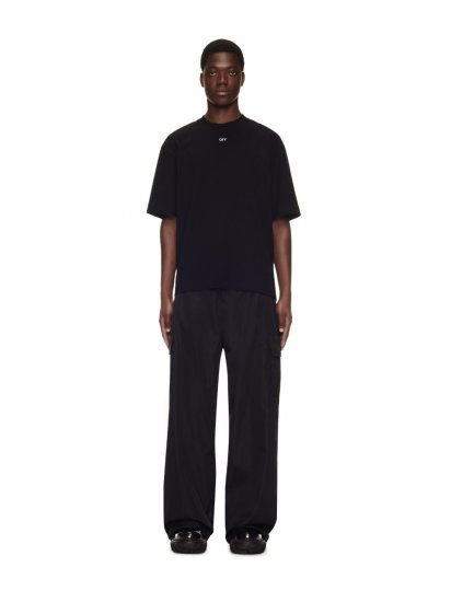 Off-White OW EMB NYL CARGO PANT - Black - Click Image to Close