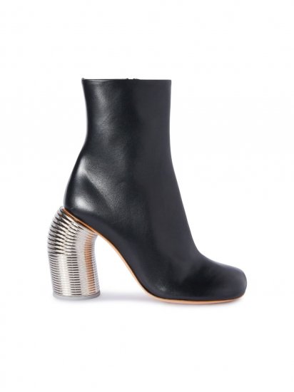 Off-White Silver Spring Ankle Boot - Black - Click Image to Close