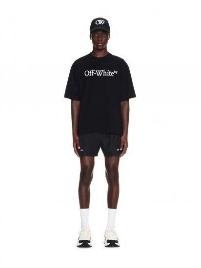 Off-White Big Bookish Skate S/S Tee - Black - Click Image to Close