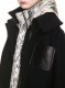 Off-White BRUSH WO MIRROR PADDED PARKA BLACK SILVE - Black