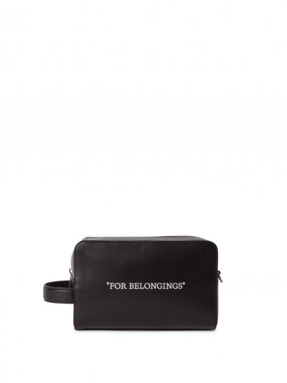 Off-White QUOTE BOOKISH POUCH - Black - Click Image to Close