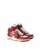 Off-White OUT OF OFFICE MID TOP LEA on Sale - Red