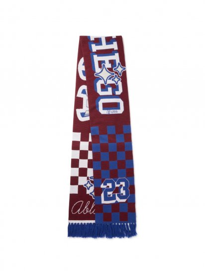 Off-White ONTHEGO KNIT SCARF - Blue - Click Image to Close