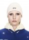 Off-White WO OFF STAMP CLASSIC BEANIE WHITE A BLAC on Sale - White