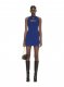 Off-White OFF STAMP RIB ROUND MINI DRES on Sale - Blue