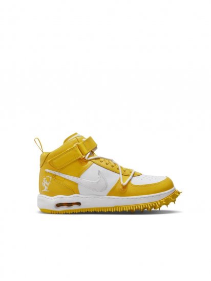 Off-White Nike AF1 Mid White and Varsity Maize c/o Off-White?? - Yellow - Click Image to Close