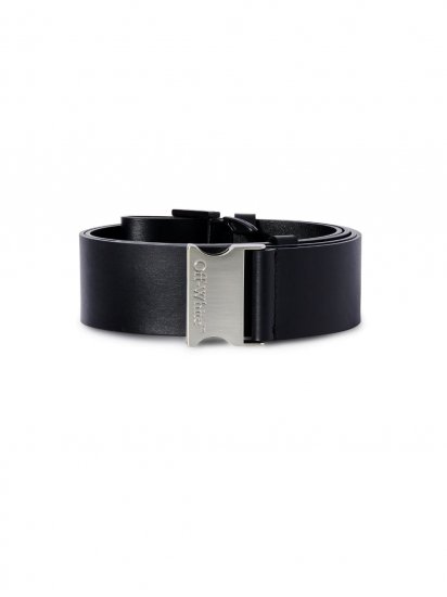 Off-White Off Tuc Leather Belt H40 - Black - Click Image to Close