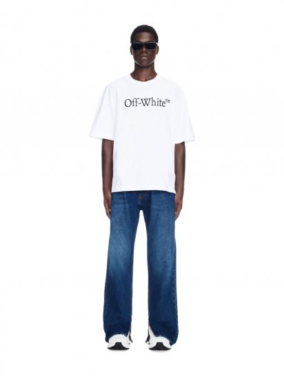 Off-White Arr Tab Zip Det Skate Jeans - Blue - Click Image to Close