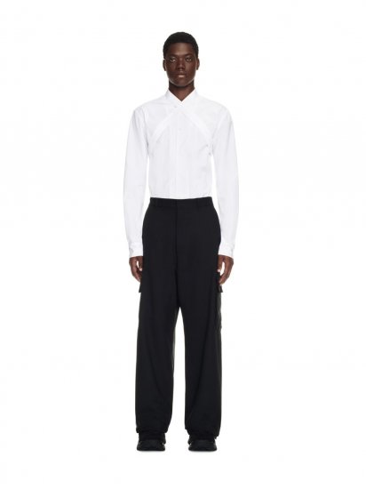 Off-White OW EMB DRILL CARGO PANT - Black - Click Image to Close