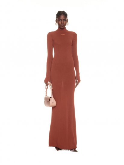 Off-White SLICK LONG DRESS on Sale - Red - Click Image to Close