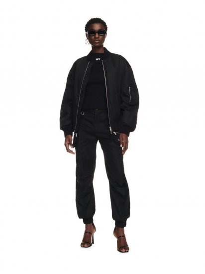 Off-White Ny Gab Bomber on Sale - Black - Click Image to Close