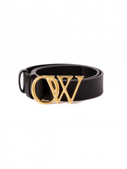 Off-White OW INITIALS BELT 30 - Black - Click Image to Close