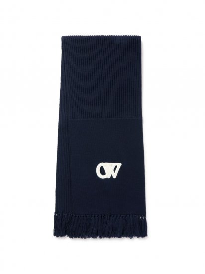 Off-White WO CUT OUT OW SCARF on Sale - Black White A - Click Image to Close