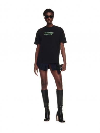 Off-White Best Ideas Come Casual Tee - Black - Click Image to Close