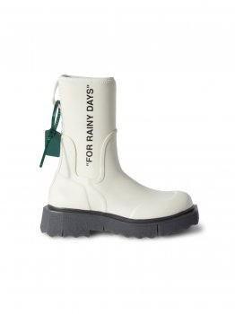 Off-White SPONGE RUBBER RAINBOOT - White