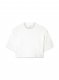 Off-White Off Stamp Cropped Tee - White