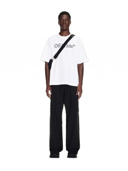 Off-White BIG BOOKISH SKATE S/S TEE - White - Click Image to Close