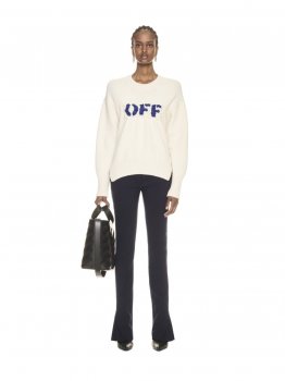 Off-White BOILED LOGO CREWNECK on Sale - Neutrals