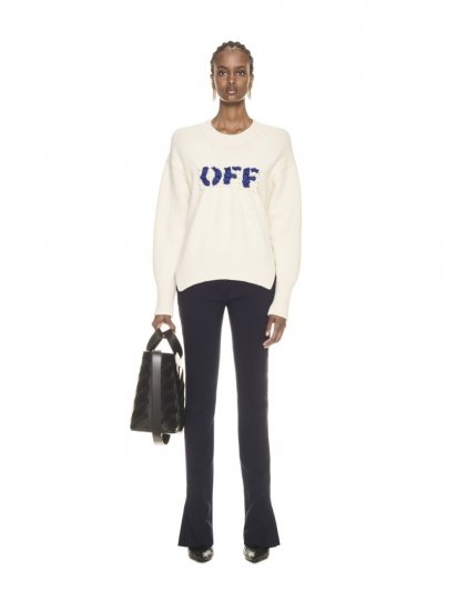 Off-White BOILED LOGO CREWNECK on Sale - Neutrals - Click Image to Close