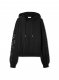 Off-White Eyelet Diags Over Hoodie - Black