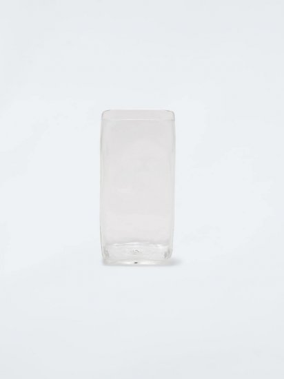 Off-White Crumple Logo Glass Vase on Sale - White - Click Image to Close