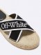 Off-White CRISS CROSS ESPADRILLAS - Black