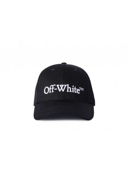 Off-White BOOKISH DRIL BASEBALL CAP - Black - Click Image to Close