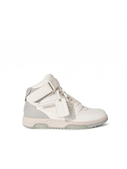 Off-White OUT OF OFFICE MID TOP LEA on Sale - White - Click Image to Close