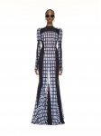 Off-White SHIBORI GEO CYCL LONG DRESS COBALT BLUE on Sale - Blue