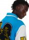 Off-White Vars World Leather Jackets - Blue