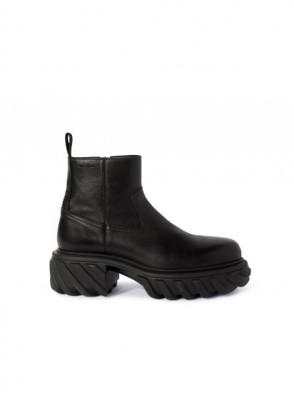 Off-White EXPLORATION MOTOR ANKLE BOOT - Black - Click Image to Close