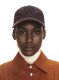 Off-White DRILL EMBR ARROW BASEBALL CAP BURGUNDY on Sale - Purple