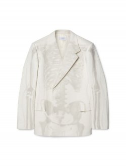 Off-White Body Scan Relax Denim Db Jkt on Sale - White