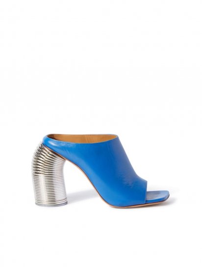 Off-White Silver Spring Mule on Sale - Blue - Click Image to Close