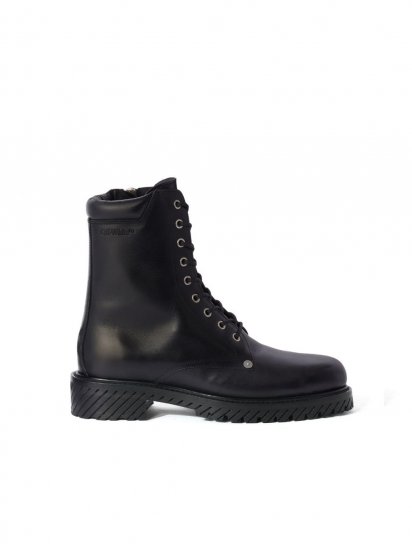 Off-White COMBAT LACE UP BOOT - Black - Click Image to Close