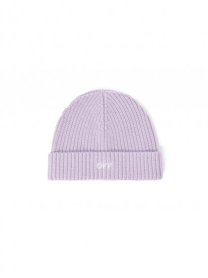 Off-White WO OFF STAMP CLASSIC BEANIE LILAC WHITE on Sale - Purple - Click Image to Close