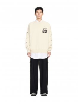 Off-White 23 Logo Skate Crewneck - Neutrals