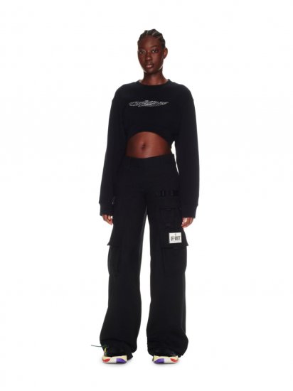 Off-White Toybox Dry Wo Multipkt Pants - Black - Click Image to Close