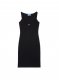 Off-White Off Stamp Rib Basic Tank Dress - Black