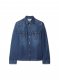 Off-White ARR EMB SKINNY DENIM SHIRT MEDIUM BLUE N on Sale - Blue