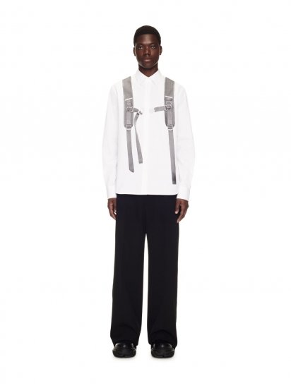 Off-White Backpack Heavycot Shirt - White - Click Image to Close