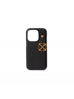 Off-White ARROW SLIDE COVER IPHONE14PRO BLACK NO C - Black