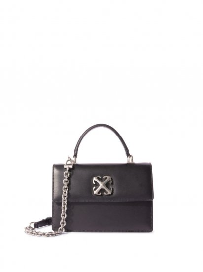 Off-White JITNEY 1.4 TOP HANDLE CHAIN - Black - Click Image to Close