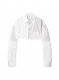 Off-White Motorcycle Popel Crop Shirt on Sale - White