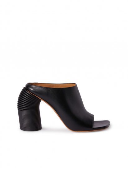 Off-White Tonal Spring Mule - Black - Click Image to Close