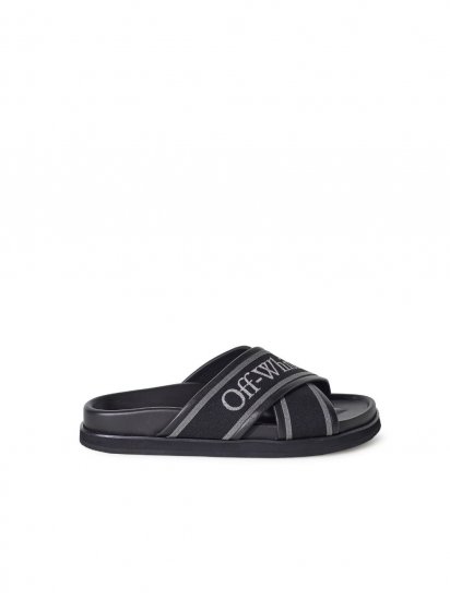 Off-White CLOUD CRISS CROSS SLIDER on Sale - Black - Click Image to Close